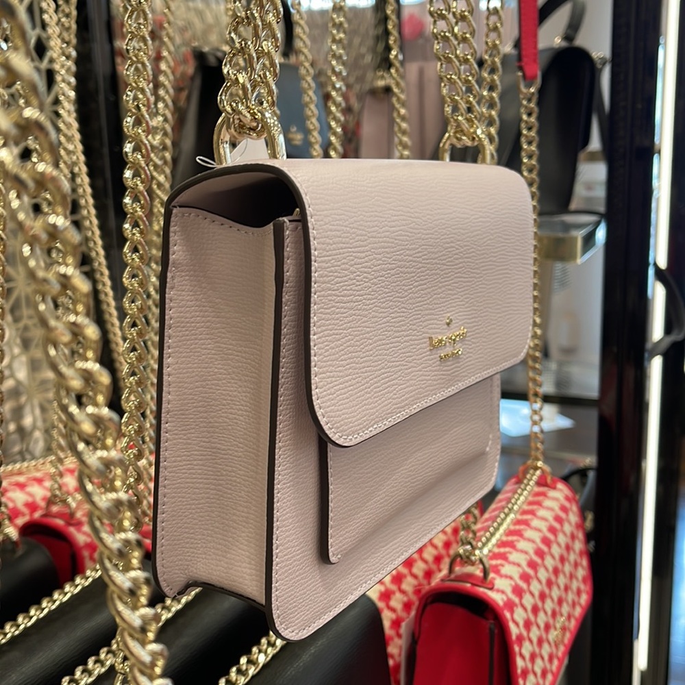 Kate Spade Remi Flap Chain Crossbody lilac moon - Picture 4 of 16